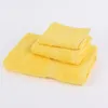 Qualitätsfrottee Handtuch 100% Baumwolle 500g/qm gelb Größe Produktbild-Vorschau 4