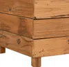 vidaXL Verhoogde plantenbak, 150x40x55 cm, teakhout en Productafbeelding-voorbeeld 5