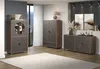 CALICOSY - Buffet haut 4 portes dont 2 avec verre trempé Voir les images du produit 10