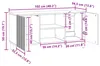 vidaXL TV skrinka 102 x 34,5 x 50 cm z drevotriesky v štýle Náhľad obrázku produktu 7