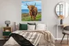 MuchoWow® Poster Schottischer Highlander - Wasser - Hörner Produktbild-Vorschau 4