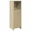 Design Badezimmerschrank Sonoma-Eiche 30x30x95 cm Produktbild-Vorschau 2
