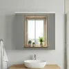 VCM Badschrank - zeitloser Spiegelschrank mit ausreichend Produktbild-Vorschau 3