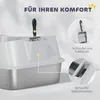 Nerezová kočičí toaletní miska s naběračkou, vysoké boky, Náhled obrázku produktu 8