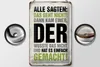 Blechschild Spruch 20x30cm Alle sagten das geht nicht Produktbild-Vorschau 3