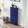 Carrello porta scarpe 'Sokndal' con 4 sportelli in metallo Anteprima dell’immagine prodotto 3
