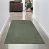 Wohnzimmer Teppich in Grün - Komfort mit flauschigem Uni Produktbild-Vorschau 1