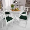 Beautissu Set di 4 cuscini Lisa verde scuro, 40x40x8 cm Anteprima dell’immagine prodotto 5