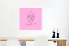 MuchoWow® Poster Frau - Rosa - Gesicht - Strichzeichnung Produktbild-Vorschau 5