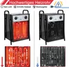 UISEBRT Heizlüfter Elektroheizung 9KW 400V Bauheizer Produktbild-Vorschau 4