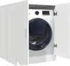 vidaXL Mobile lavatrice bianco 71x71,5x91,5 cm Anteprima dell’immagine prodotto 2