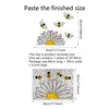 Fenstersticker Biene & Blume holografisch – Produktbild-Vorschau 5