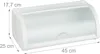 Relaxdays Brotkasten, Brot frisch halten, transparenter Produktbild-Vorschau 4