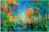 ARTland Leinwandbild Waldbaden Größe: 60x40 cm Produktbild-Vorschau 1