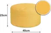sunnypillow Sitzsack - Hocker rund 25 x 45 cm  Indoor & Produktbild-Vorschau 2
