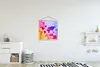 MuchoWow® Textilposter Weltkarte - Farben - Abstrakt 60x60 Produktbild-Vorschau 2