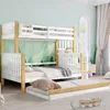 MODFU Kinderbett Etagenbett 90x200&120x200 mit Fallschutz Produktbild-Vorschau 15