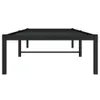 A black metal bed frame is shown against a white background. Náhľad obrázku produktu