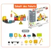 Olvy Briques magnétiques Jouets Montessori -Magnetic Tiles Voir les images du produit 9