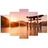 5-teiliges leinwandbild landschaft in japan 100x70 cm Feeby Produktbild-Vorschau 3