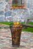 Chauffe terrasse, braséro en acier noir FLAME Ø 40 cm-45 -- Voir les images du produit 29