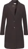 A studio shot of a brown women's coat.