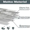 UISEBRT 10x Autocollants pour carrelage mural en PVC 34 x Voir les images du produit 5