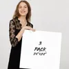 Belle Vous 3 Stk Leere Leinwände zum Bemalen – 60 x 60 cm – Produktbild-Vorschau 3