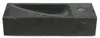 BLOK kamenné umývadlo 38x8x14 cm, čierny Antracit (2401-31) Náhľad obrázku produktu 2