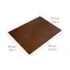 Creative Deco 10 x A3 MDF Platten Einseitig Lackiert Wenge Produktbild-Vorschau 2