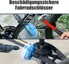 Fahrradschloss mit Schlüssel, 120 cm langes Hohe Sicherheit Produktbild-Vorschau 7