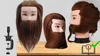 Tête de coiffeur d'entraînement pour hommes avec barbe, Voir les images du produit 3