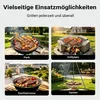 Edelstahl Grillrost rund 55 cm rostfrei für Holzkohlegrill, Produktbild-Vorschau 8