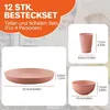 FUNYKICH Set de vaisselle de camping pour 4 personnes Léger Voir les images du produit 5
