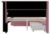 okwish Schlafsofa 90x200 Kinderbett  inklusive Schuhschrank Produktbild-Vorschau 9