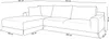 VENASI ASPEN CORD Links Ecksofa ohne Schlaffunktion Sofa L Produktbild-Vorschau 6