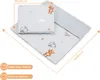 Babydecke Set mit Kissen Kuscheldecke Winterdecke 75x60 cm Produktbild-Vorschau 3