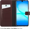 Custodia a libro in vera pelle Selencia Samsung Galaxy A17 Anteprima dell’immagine prodotto 4