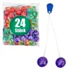 24 Stück Clackers Spielzeug Klassiker aus Kunststoff Anteprima dell’immagine prodotto 1