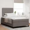Maison Exclusive - Boxspringbett mit Matratze mit LED Taupe Produktbild-Vorschau 1