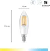 WiZ G3 Whites Filament C35 E14 Clear Produktbild-Vorschau 8