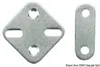 Edelstahl Platte 44 x 44 mm Osculati 37.260.83 Produktbild-Vorschau 1