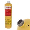 A yellow gas canister and a close-up of its threaded nozzle. Anteprima dell’immagine prodotto