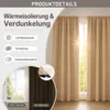 Thermo Vorhang Kälteschutz Verdunkelungsvorhang 370g/m² Produktbild-Vorschau 3