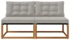"im Sonderangebot"2 Stück Outdoor Mittelsofa/Couchgarnitur Produktbild-Vorschau 4