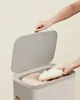 SONGMICS Koš na prádlo, 100 l, snadná montáž, s víkem a Náhled obrázku produktu 5