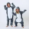 Piżama Onesie Kigurumi Kostium Przebranie Ciemno Niebieski Podgląd zdjęcia produktu 10