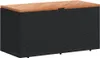 vidaXL Záhradná truhla čierna 110x50x54 cm polyratan Náhľad obrázku produktu 1