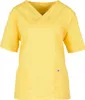 beb MEDIZIN/PFLEGE Uni KASACK Kurzarm V-Neck Lyocell Gelb M Produktbild-Vorschau 5