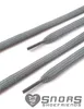 SNORS Schnürsenkel Fat Laces - GRAU - 11-12mm - 100cm Produktbild-Vorschau 2
